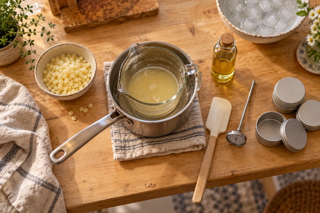 How to Make Tallow Balm at Home (Exact Weights, Ratios, and the Step Most Recipes Skip)