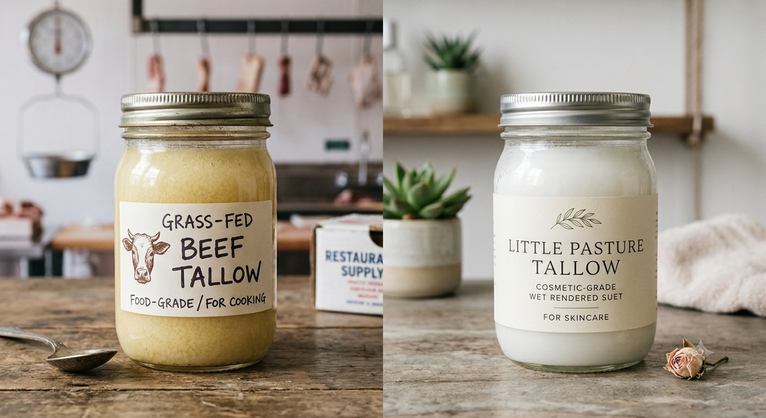 Cosmetic-Grade vs. Food-Grade Tallow: What Skincare Makers Need to Know Before They Buy