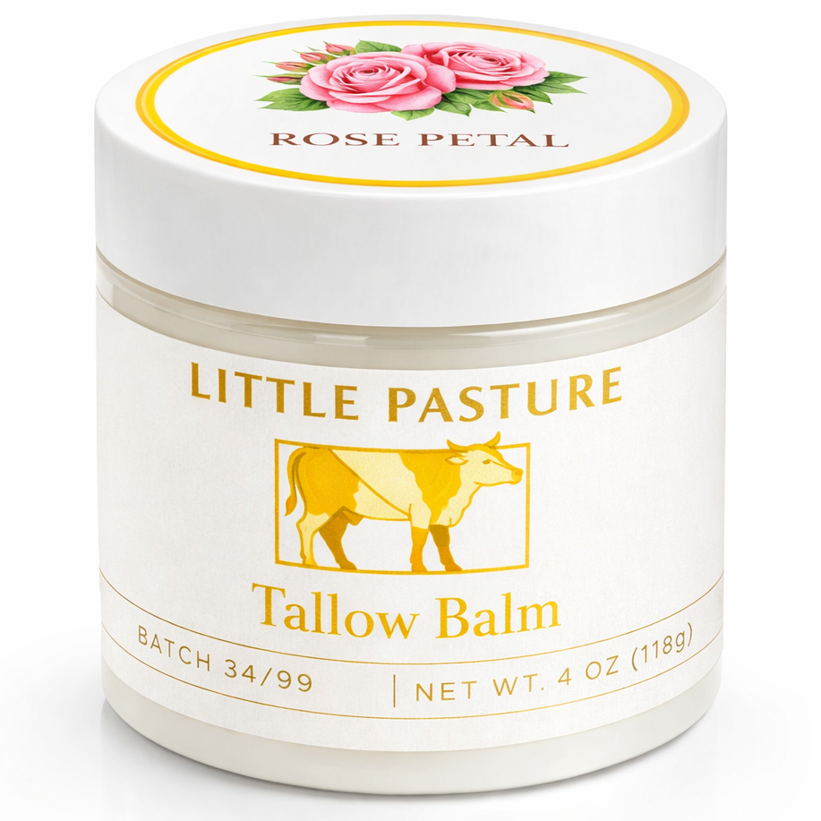 Rose Petal Tallow Balm Moisturizer