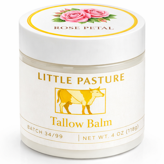 Rose Petal Tallow Balm Moisturizer