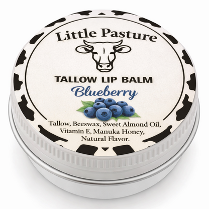 Blueberry Flavored Tallow Lip Balm