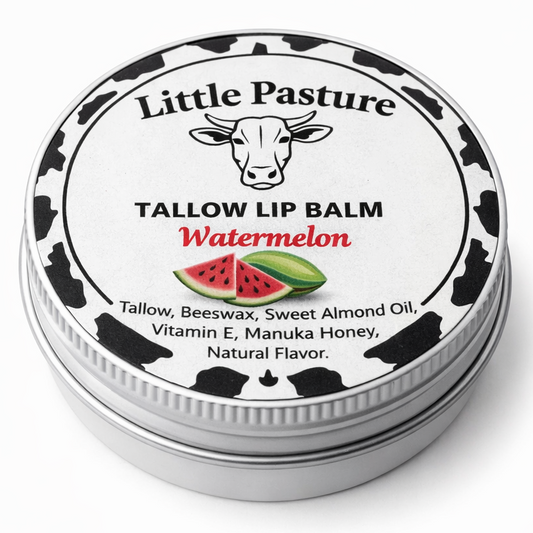 Tallow Lip Balm (Watermelon), 1 oz Tin