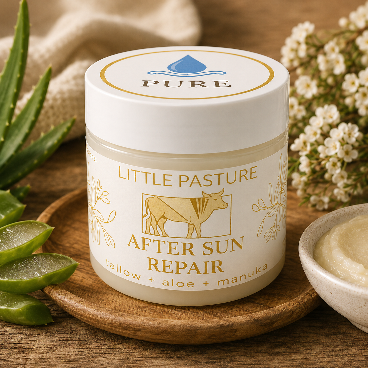 After Sun Repair With Tallow, Aloe Vera & Manuka Honey