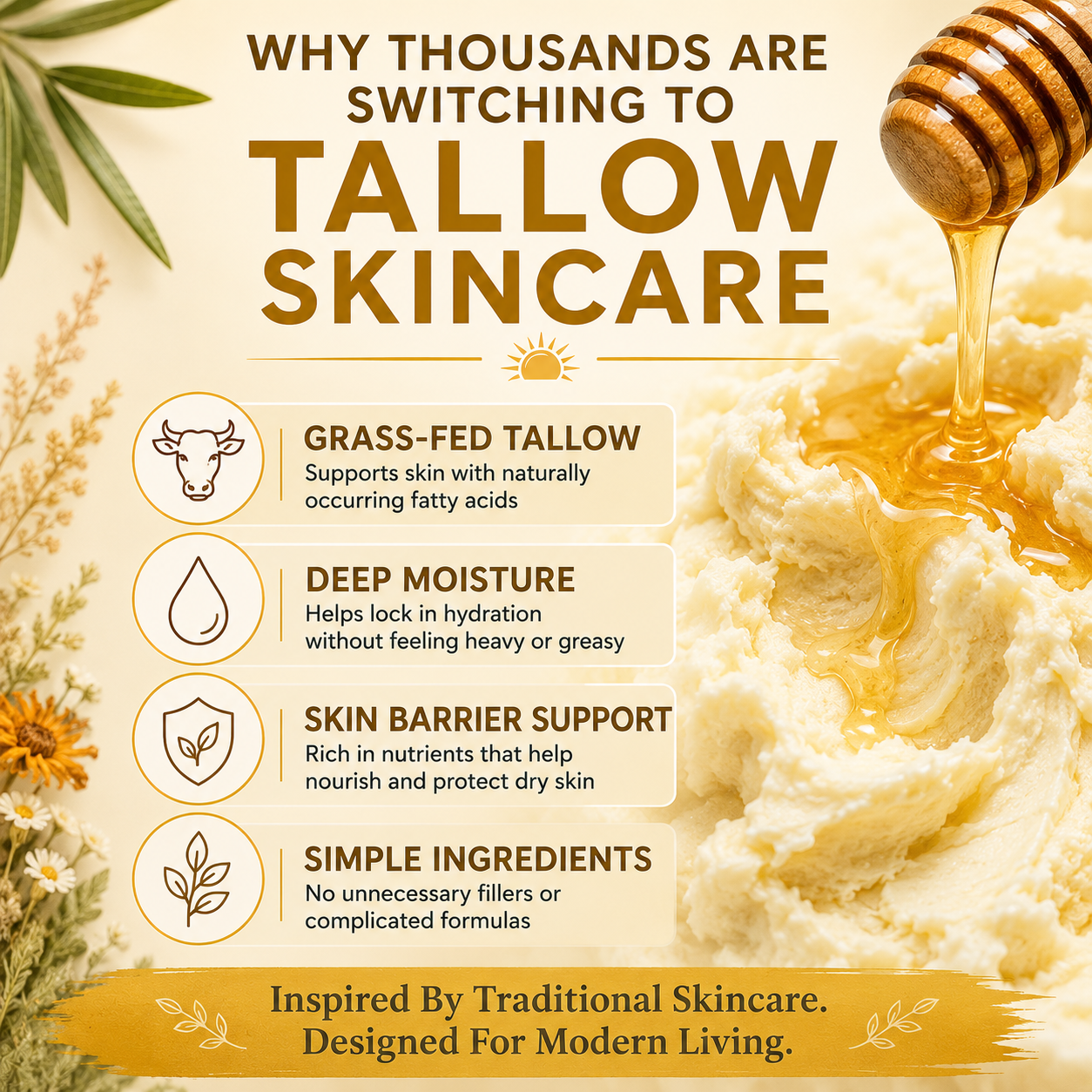 Kukui Nut Infused Functional Tallow Balm
