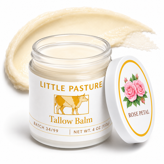 Rose Petal Tallow Balm Moisturizer