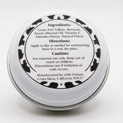 Tallow Lip Balm (Pineapple), 1 oz Tin