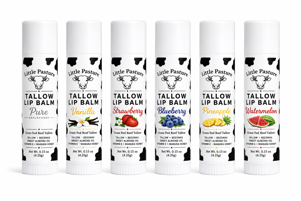Tallow Lip Balm (6 Tube Variety Pack)