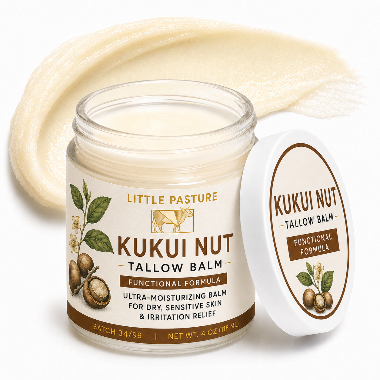 Kukui Nut Infused Functional Tallow Balm