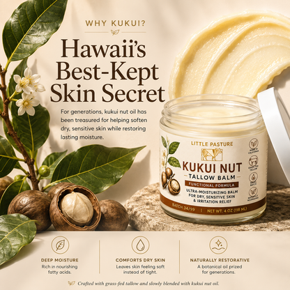 Kukui Nut Infused Functional Tallow Balm