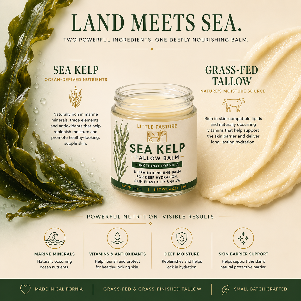 Sea Kelp Infused Functional Tallow Balm