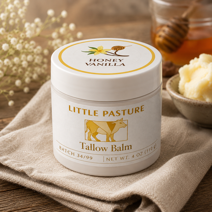 Honey Vanilla Tallow Balm Moisturizer