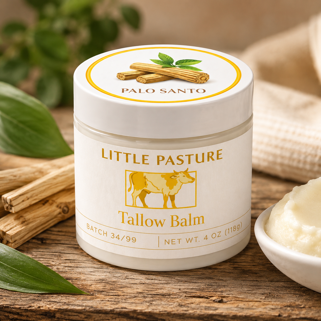 Palo Santo Tallow Balm Moisturizer