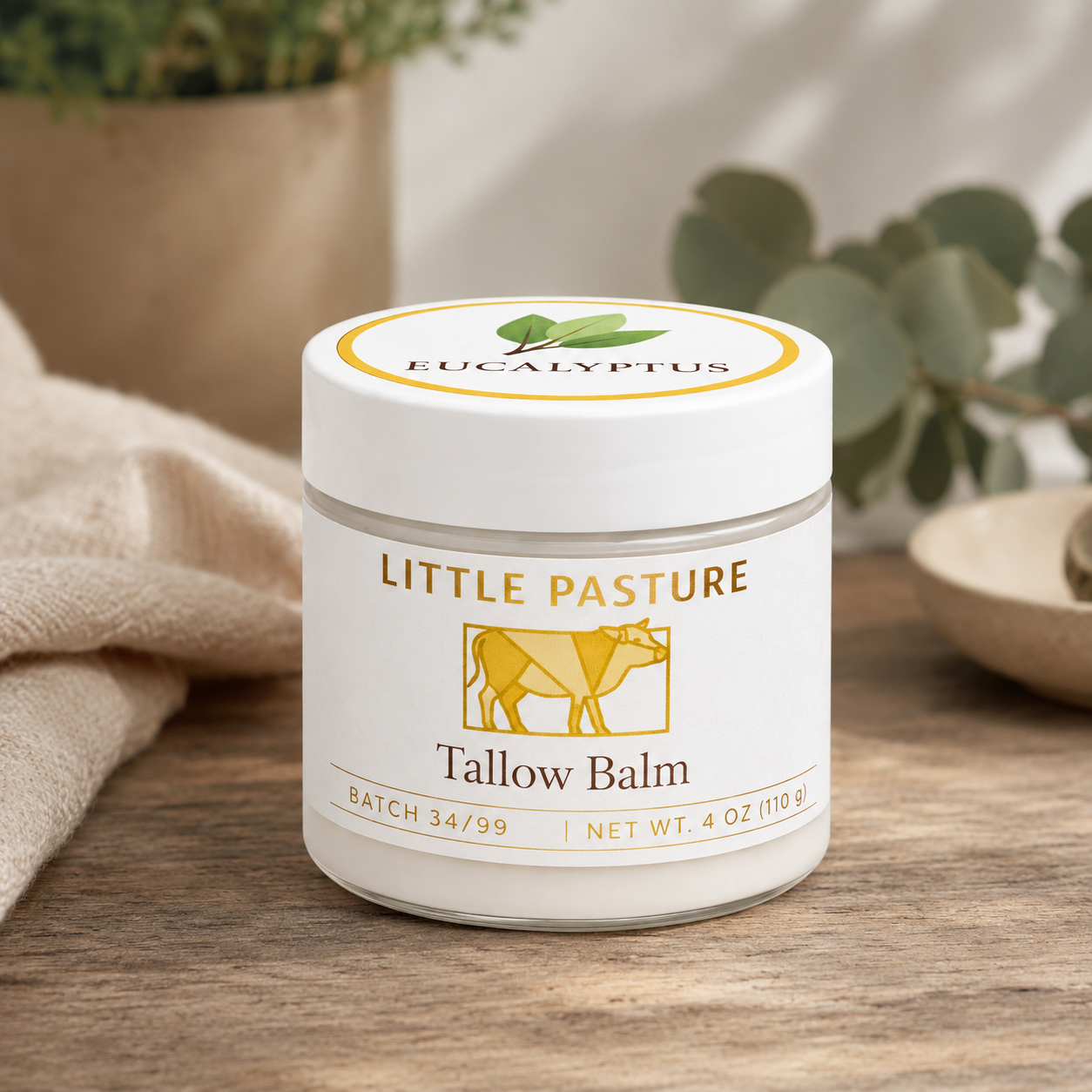 Eucalyptus Tallow Balm Moisturizer