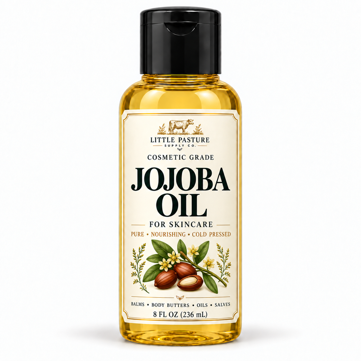 Wholesale Jojoba Oil for Skincare (8 oz)