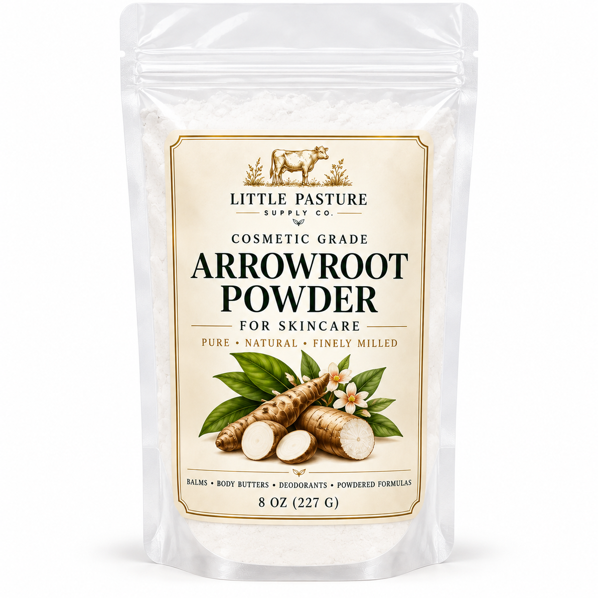 Wholesale Arrowroot Powder for Skincare (8 oz)