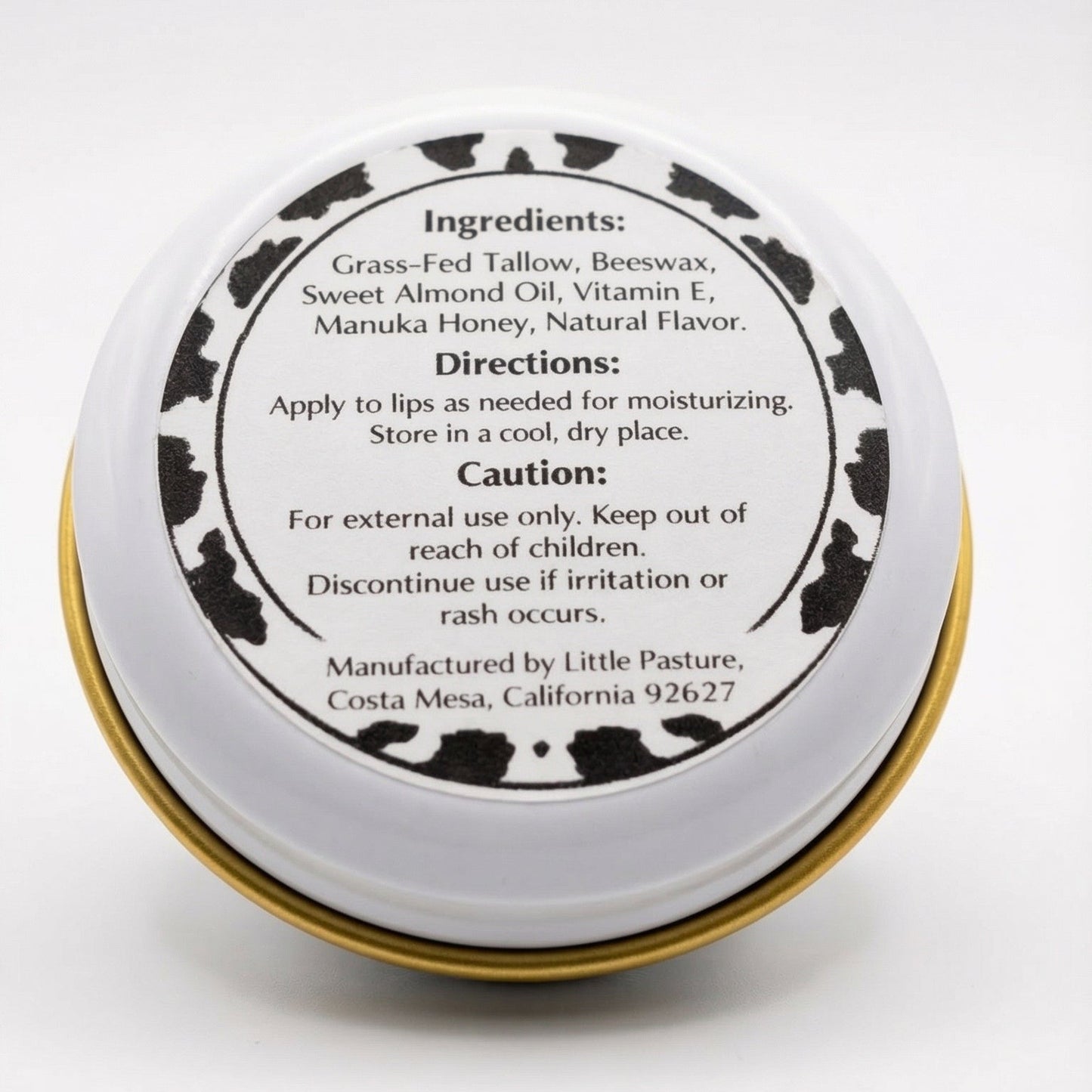 Vanilla Flavored Tallow Lip Balm