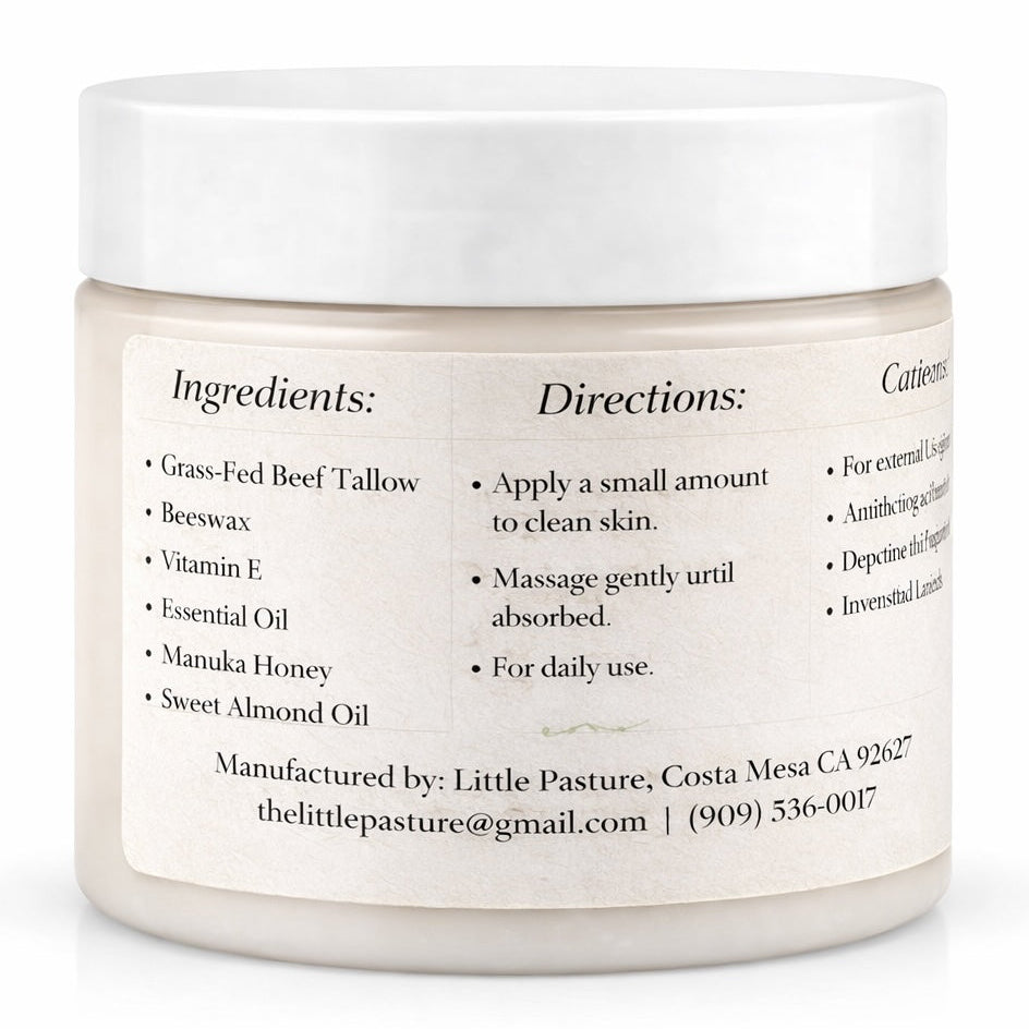 Citrus Bergamot Tallow Balm Moisturizer